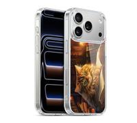 Head Case Designs Licenza Ufficiale Michael David Ward Boom Shop Kitty Umorismo E Botanica Custodia in Gel [Protezione di Grado Militare] Compatibile con Apple iPhone 17 PRO E con MagSafe