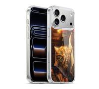 Head Case Designs Licenza Ufficiale Michael David Ward Boom Shop Kitty Umorismo E Botanica Custodia in Gel [Grado Militare] Compatibile con Apple iPhone 17 PRO Max E con MagSafe