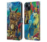 Head Case Designs Licenza Ufficiale Michael David Ward Esploratori Fantasia E Capriccio Custodia Portafoglio in Pelle Compatibile con Apple iPhone 15 Plus