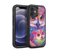 Head Case Designs Licenza Ufficiale Michael David Ward Gufo Ti Ama Per Sempre Animali Custodia Antiurto Ultra Blindata compatibile con Apple iPhone 12 / iPhone 12 Pro
