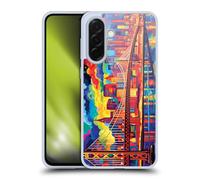 Head Case Designs Licenza Ufficiale Michael David Ward Mezzanotte a San Francisco Arte Psichedelica Custodia in Gel [Protezione di Grado Militare] Compatibile con Samsung Galaxy A36 5G