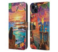 Head Case Designs Licenza Ufficiale Michael David Ward Paradiso Umorismo E Botanica Custodia Portafoglio in Pelle Compatibile con Apple iPhone 15 Plus