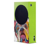 Head Case Designs Licenza Ufficiale Michel Keck Bulldog Mix Arte Console Da Gioco Wrap Compatibile con Xbox Series S Console