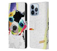 Head Case Designs Licenza Ufficiale Michel Keck Chihuahua Cani 2 Custodia Portafoglio in Pelle Compatibile con Apple iPhone 13 PRO