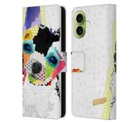 Head Case Designs Licenza Ufficiale Michel Keck Chihuahua Cani 2 Custodia Portafoglio in Pelle Compatibile con Apple iPhone 17