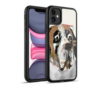 Head Case Designs Licenza Ufficiale Michel Keck San Bernardo Cani 2 Cover in Gel Rinforzata [Protezione di Grado Militare] Compatibile con Apple iPhone 11