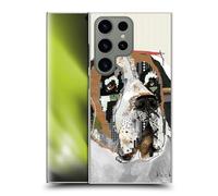 Head Case Designs Licenza Ufficiale Michel Keck San Bernardo Cani 2 Custodia Cover Dura per Parte Posteriore Compatibile con Samsung Galaxy S24 Ultra 5G