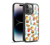 Head Case Designs Licenza Ufficiale Micklyn Le Feuvre Arcobaleno Fast Food Pattern 2 Cover in Gel Rinforzata [Protezione di Grado Militare] Compatibile con Apple iPhone 14 PRO Max