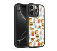 Head Case Designs Licenza Ufficiale Micklyn Le Feuvre Arcobaleno Fast Food Pattern 2 Cover in Gel Rinforzata [Protezione di Grado Militare] Compatibile con Apple iPhone 16 PRO