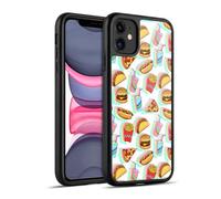 Head Case Designs Licenza Ufficiale Micklyn Le Feuvre Arcobaleno Fast Food Pattern 2 Cover in Gel Rinforzata [Protezione di Grado Militare] Compatibile con Apple iPhone 11