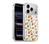Head Case Designs Licenza Ufficiale Micklyn Le Feuvre Arcobaleno Fast Food Pattern 2 Custodia in Gel [Protezione di Grado Militare] Compatibile con Apple iPhone 17 PRO E Compatibile con MagSafe