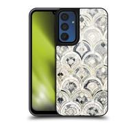 Head Case Designs Licenza Ufficiale Micklyn Le Feuvre Art Deco Monocromatica Pattern Marmo Cover in Gel Rinforzata [Protezione di Grado Militare] Compatibile con Samsung Galaxy A15
