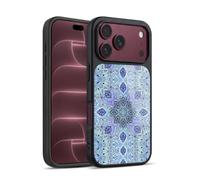 Head Case Designs Licenza Ufficiale Micklyn Le Feuvre Blu Navy Menta e Porpora Mandala Cover in gel rinforzata [Protezione di Grado Militare] Compatibile con Apple iPhone 18 Pro