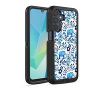 Head Case Designs Licenza Ufficiale Micklyn Le Feuvre Elefante floreale acquarello Pattern 2 Custodia Antiurto Ultra Blindata compatibile con Samsung Galaxy A16 5G