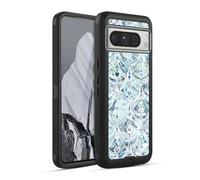 Head Case Designs Licenza Ufficiale Micklyn Le Feuvre Ghiaccio E Diamanti Pattern Art Deco Pattern Marmo Custodia Antiurto Ultra Blindata Compatibile con Google Pixel 8 PRO