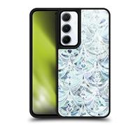 Head Case Designs Licenza Ufficiale Micklyn Le Feuvre Ghiaccio E Diamanti Pattern Art Deco Pattern Marmo Cover in Gel Rinforzata [Protezione di Grado Militare] Compatibile con Samsung Galaxy A55 5G