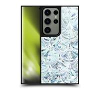 Head Case Designs Licenza Ufficiale Micklyn Le Feuvre Ghiaccio E Diamanti Pattern Art Deco Pattern Marmo Cover in Gel Rinforzata [Grado Militare] Compatibile con Samsung Galaxy S24 Ultra 5G