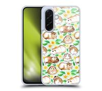 Head Case Designs Licenza Ufficiale Micklyn Le Feuvre Guinea Pigs And Daisies in Watercolour On Mint Pattern 2 Custodia in Gel [Protezione di Grado Militare] Compatibile con Samsung Galaxy A36 5G