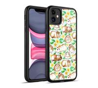 Head Case Designs Licenza Ufficiale Micklyn Le Feuvre Guinea Pigs And Daisies in Watercolour On Mint Pattern 2 Cover in Gel Rinforzata [Protezione di Grado Militare] Compatibile con Apple iPhone 11