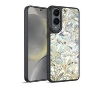 Head Case Designs Licenza Ufficiale Micklyn Le Feuvre Menta Chiara E Marmo Art Deco Pattern Marmo Cover in Gel Rinforzata [Protezione di Grado Militare] Compatibile con Samsung Galaxy S25 Edge