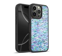 Head Case Designs Licenza Ufficiale Micklyn Le Feuvre Mosaico Zaffiro E Smeraldo Pattern Marmo Cover in Gel Rinforzata [Protezione di Grado Militare] Compatibile con Apple iPhone 16 PRO