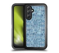 Head Case Designs Licenza Ufficiale Micklyn Le Feuvre Motivo Bianco Blu Dipinto a Mano Flora E Fauna Custodia Antiurto Ultra Blindata compatibile con Samsung Galaxy A54 5G