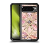 Head Case Designs Licenza Ufficiale Micklyn Le Feuvre Piastrelle di Pietra Pattern Marmo Custodia Antiurto Ultra Blindata Compatibile con Google Pixel 9 PRO XL