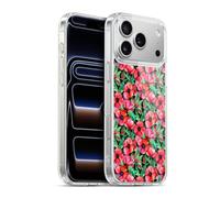 Head Case Designs Licenza Ufficiale Micklyn Le Feuvre Plenty of Red Flowers Floreali 2 Custodia in Gel [Protezione di Grado Militare] Compatibile con Apple iPhone 17 PRO Max E con MagSafe