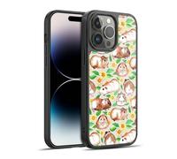 Head Case Designs Licenza Ufficiale Micklyn Le Feuvre Porcellini D'India Margherite Acquarelli Pattern 2 Cover in Gel Rinforzata [Protezione di Grado Militare] Compatibile con Apple iPhone 14 PRO Max