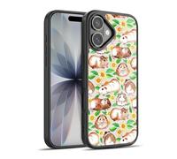 Head Case Designs Licenza Ufficiale Micklyn Le Feuvre Porcellini D'India Margherite Acquarelli Pattern 2 Cover in Gel Rinforzata [Protezione di Grado Militare] Compatibile con Apple iPhone 17