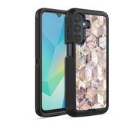 Head Case Designs Licenza Ufficiale Micklyn Le Feuvre Quarzo E Favo Pattern Marmo Custodia Antiurto Ultra Blindata compatibile con Samsung Galaxy A16 5G