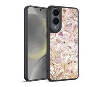 Head Case Designs Licenza Ufficiale Micklyn Le Feuvre Rosa E Corallo Art Deco Marmo Pattern Marmo Cover in Gel Rinforzata [Protezione di Grado Militare] Compatibile con Samsung Galaxy S25 Edge