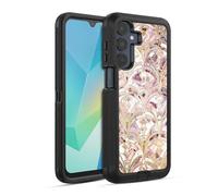 Head Case Designs Licenza Ufficiale Micklyn Le Feuvre Rosa E Corallo Art Deco Marmo Pattern Marmo Custodia Antiurto Ultra Blindata compatibile con Samsung Galaxy A16 5G