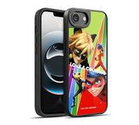 Head Case Designs Licenza Ufficiale Miraculous Ladybug Amore e Coraggio Grafiche Cover in Gel Rinforzata [Protezione di Grado Militare] Compatibile con Apple iPhone 16e / iPhone 17e