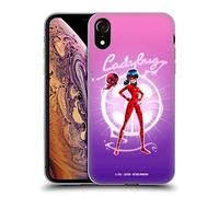 Head Case Designs Licenza Ufficiale Miraculous Tales of Ladybug & Cat Noir Ladybug Grafiche Custodia in Gel [Protezione di Grado Militare] Compatibile con Apple iPhone XR