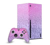 Head Case Designs Licenza Ufficiale Monika Strigel Fucsia Lavanda Mix Arte Pacchetto Console Da Gioco Wrap E Pelle Per Controller Compatibile con Xbox Series X