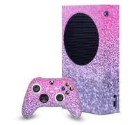 Head Case Designs Licenza Ufficiale Monika Strigel Fucsia Lavanda Mix Arte Pacchetto Console Da Gioco Wrap E Pelle Per Controller Compatibile con Xbox Series S