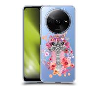 Head Case Designs Licenza Ufficiale Monika Strigel Ostrica Azteca Animali E Fiori 2 Custodia Cover in Morbido Gel Compatibile con Xiaomi Redmi A3