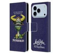 Head Case Designs Licenza Ufficiale Monty Python Black Beast of Aaarrrgh Arte Chiave Custodia Portafoglio in Pelle Compatibile con Apple iPhone 17 PRO