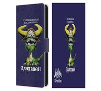 Head Case Designs Licenza Ufficiale Monty Python Black Beast of Aaarrrgh Arte Chiave Custodia Portafoglio in Pelle Compatibile con Samsung Galaxy S25 Fe