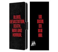 Head Case Designs Licenza Ufficiale Monty Python Blood Devastation Death War And Horror Arte Chiave Custodia Portafoglio in Pelle Compatibile con Samsung Galaxy S25 Fe