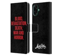 Head Case Designs Licenza Ufficiale Monty Python Blood Devastation Death War And Horror Arte Chiave Custodia Portafoglio in Pelle Compatibile con Samsung Galaxy A07