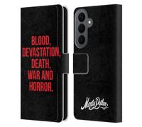 Head Case Designs Licenza Ufficiale Monty Python Blood Devastation Death War And Horror Arte Chiave Custodia Portafoglio in Pelle Compatibile con Samsung Galaxy S26 Plus