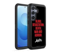 Head Case Designs Licenza Ufficiale Monty Python Blood Devastation Death War And Horror Arte Chiave Custodia Antiurto Ultra Blindata Compatibile con Samsung Galaxy S25