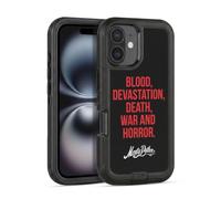 Head Case Designs Licenza Ufficiale Monty Python Blood Devastation Death War And Horror Arte Chiave Custodia Antiurto Ultra Blindata compatibile con Apple iPhone 16