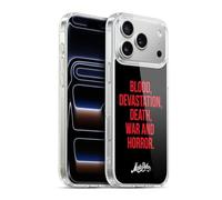Head Case Designs Licenza Ufficiale Monty Python Blood Devastation Death War And Horror Arte Chiave Custodia in Gel [Grado Militare] Compatibile con Apple iPhone 17 PRO Max E Compatibile con MagSafe