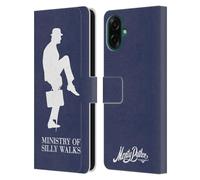 Head Case Designs Licenza Ufficiale Monty Python Ministry of Silly Walks Arte Chiave Custodia Portafoglio in Pelle Compatibile con Samsung Galaxy A07
