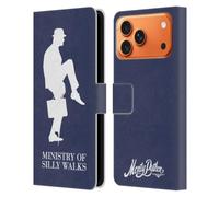 Head Case Designs Licenza Ufficiale Monty Python Ministry Of Silly Walks Arte Chiave Custodia Portafoglio in Pelle Compatibile con Apple iPhone 17 Pro Max