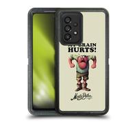 Head Case Designs Licenza Ufficiale Monty Python My Brain Hurts Arte Chiave Custodia Antiurto Ultra Blindata Compatibile con Samsung Galaxy A53 5G (2022)