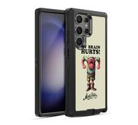 Head Case Designs Licenza Ufficiale Monty Python My Brain Hurts Arte Chiave Custodia Antiurto Ultra Blindata Compatibile con Samsung Galaxy S23 Ultra 5G
